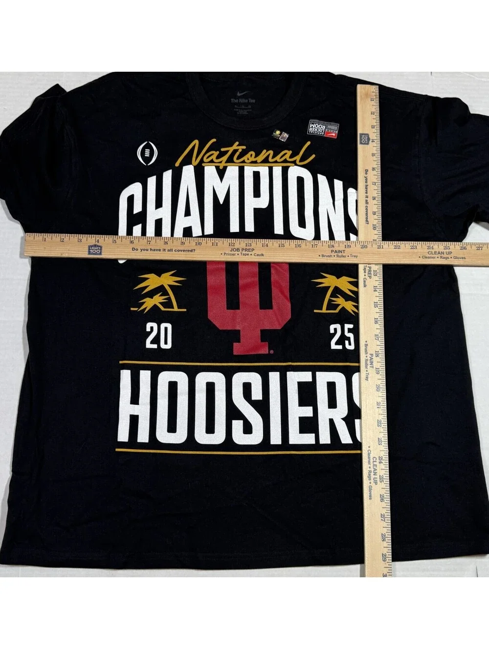 Nike Tee Indiana Hoosiers Locker Room 2025 National Champion T-shirt Mens XL NWT
